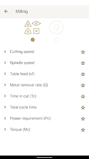 Screenshot Machining Calculator