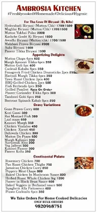 Ambrosia Kitchen menu 5