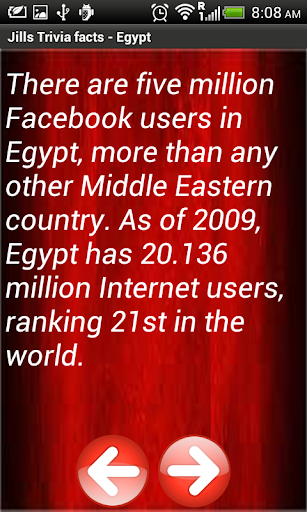 Jill's Trivia facts: Egypt