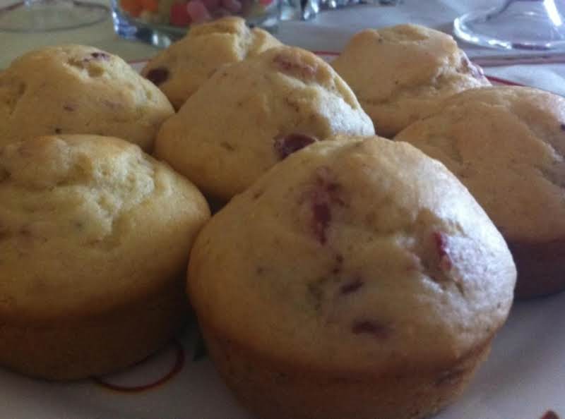 Orange Cranberry Muffins With Orange Glaze