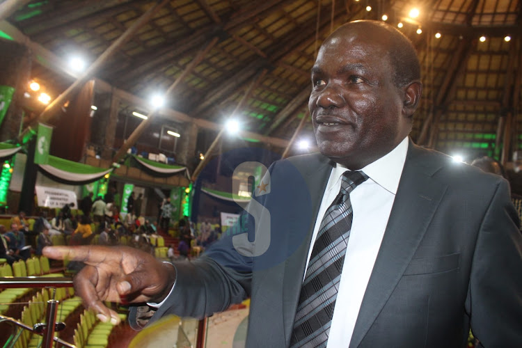 IEBC Chairman Wafula Chebukati in Bomas of Kenya.