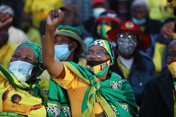 ANC supporters came out in their number at Thokoza park Soweto where the ANC held its last rally for the Local government elections.