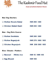 Kashmir Food Hut menu 1