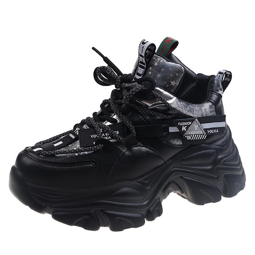 Title 6, Casual Breathable Platform Student Running Snea...