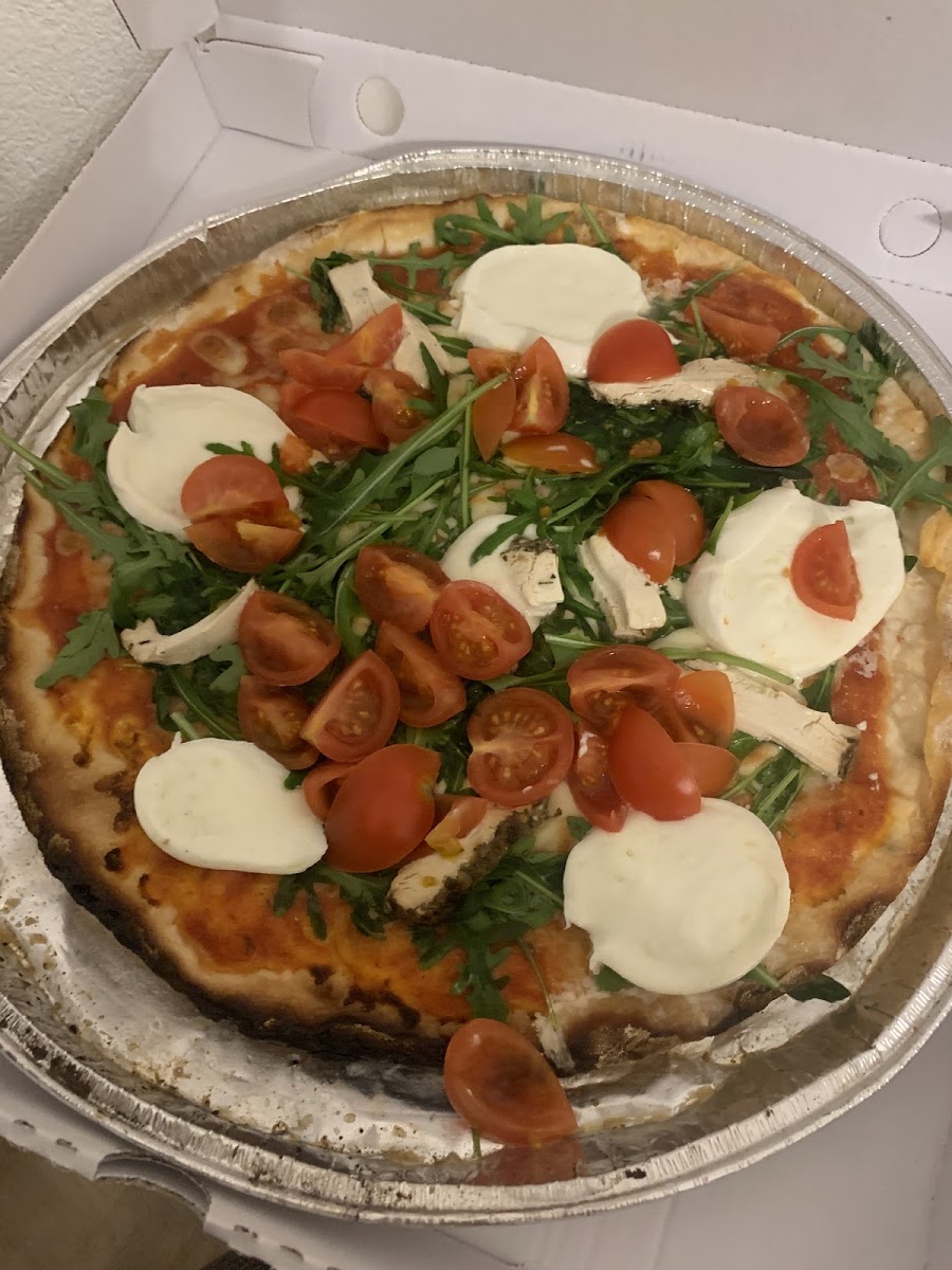 Gluten-Free Pizza at La Dea Trattoria Pizzeria