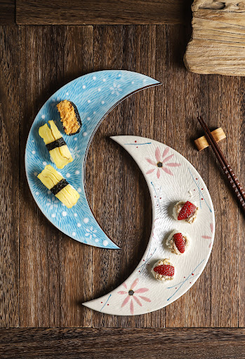 Title 5, Creative Household Ceramic Plates Sushi Tablewa...