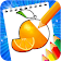 jeu de coloriage de fruits et de légumes icon