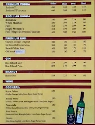 Hotel Shanti menu 3