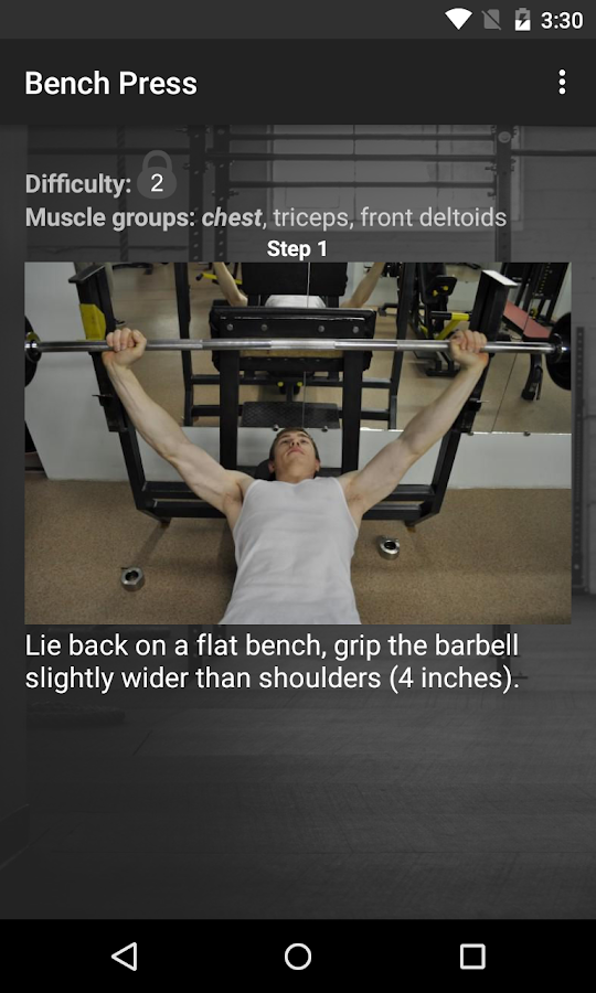    WinGym: Workout in Gym- screenshot  