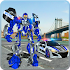 US Police Car Real Robot Transform: Robot Car Game130