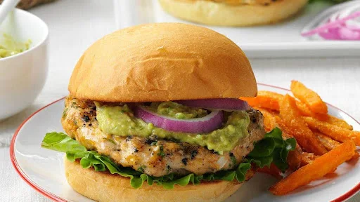 Cheesy Jalapeno Chicken Burger