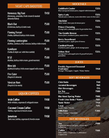 G77 - Goldfinch Hotels menu 