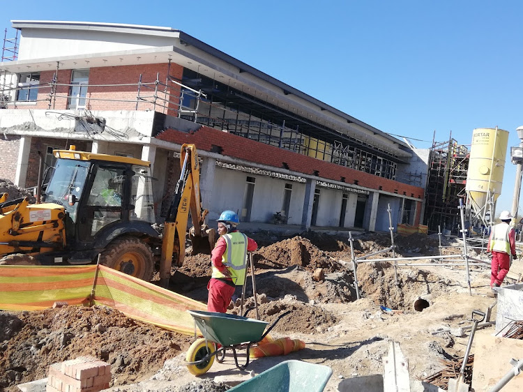 The new mortuary in Observatory, Cape Town, is two-thirds complete and will admit its first body in January.