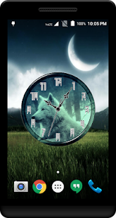 How to install Wolf Clock Live Wallpaper 1.0 unlimited apk for android