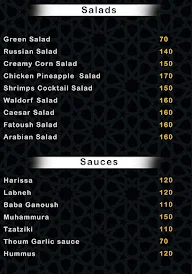 Arabistaan menu 3