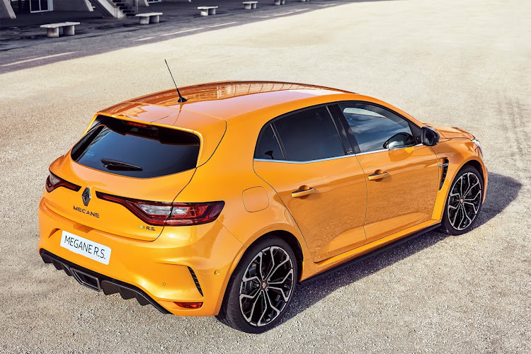 Rear wheel steering helps this racy Megane nip through corners quicker. Picture: SUPPLIED