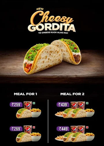 Taco Bell menu 