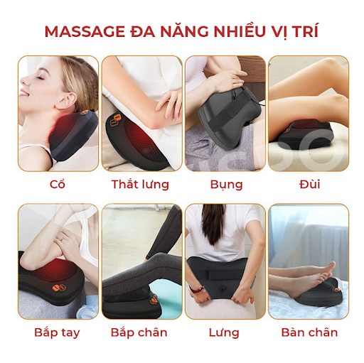 (FREE SHIP) Gối massage VP-G23D