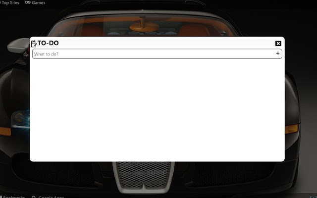 Bugatti Wallpaper New Tab Theme [Install]