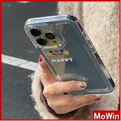 Ốp Điện Thoại Tpu Mềm Trong Suốt Bảo Vệ Camera Hình Mặt Cười Thích Hợp Cho Iphone 11 7 Plus 13 Pro Max 12 Pro Max