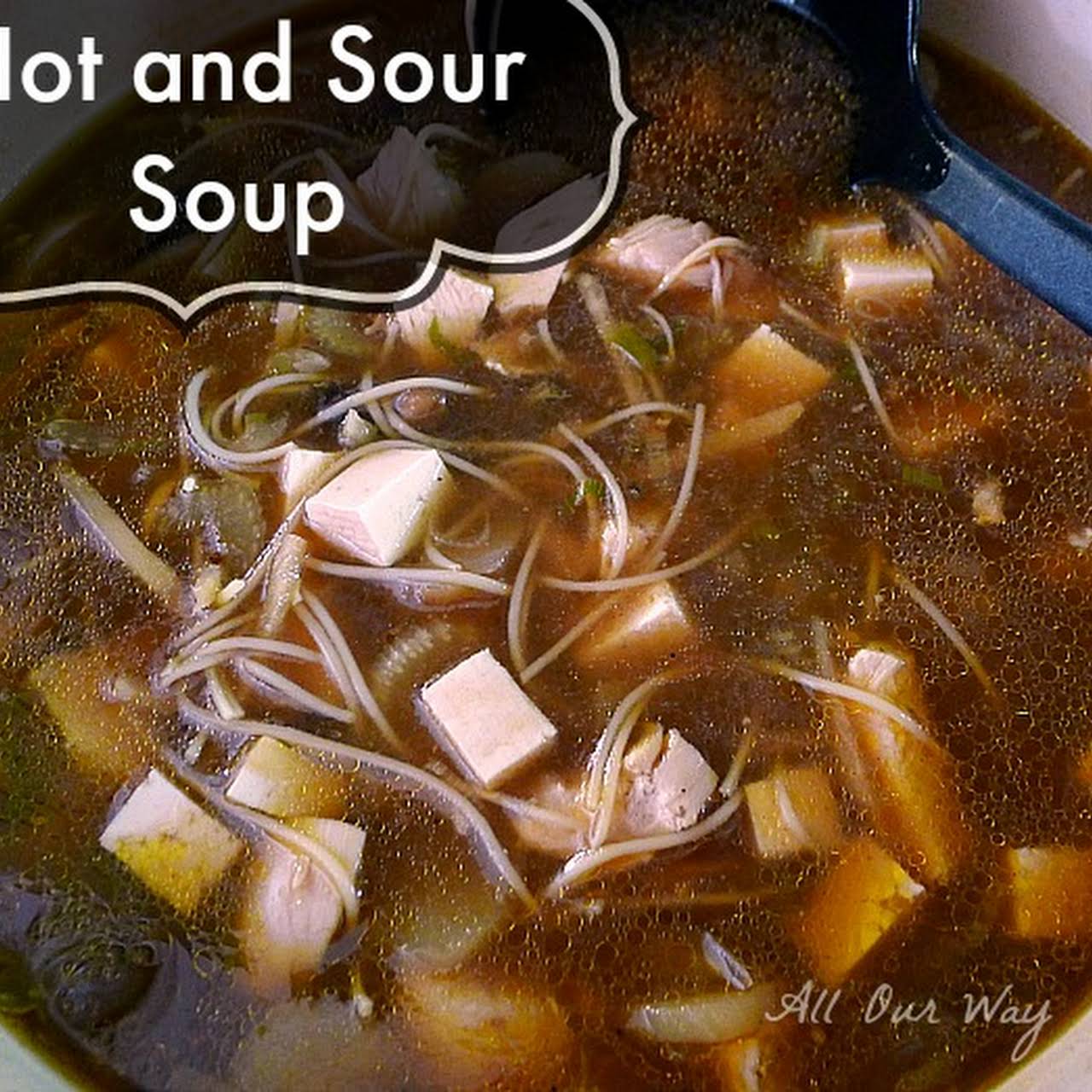 Hot and  acid mordant Soup Spicy Comfort Food