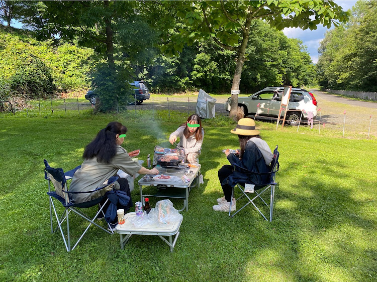 エクストレイルのデイキャンプ・富良野ラベンダー畑に関するカスタム事例の投稿画像1枚目