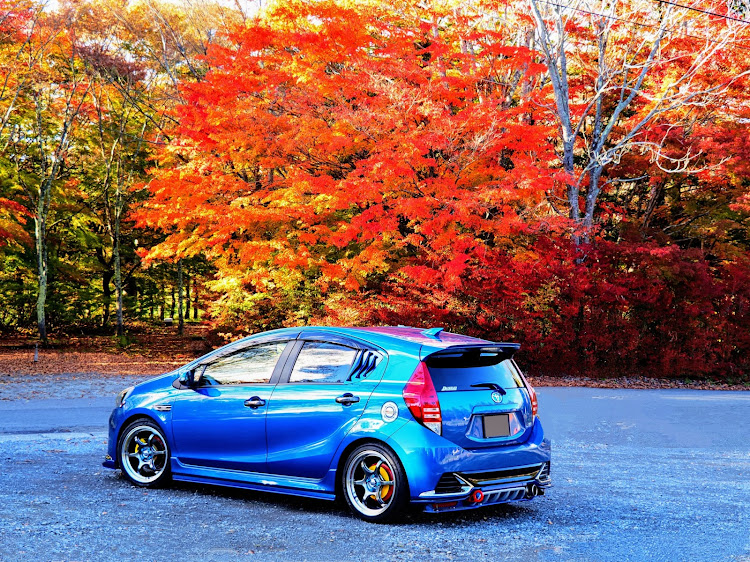 アクアG'sの紅葉と愛車に関するカスタム事例の投稿画像2枚目