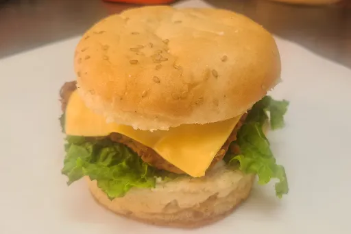 Batter Fried Chicken Burger