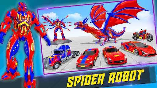 Screenshot Spider Robot: Robot Car Games