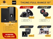 Thùng Loa Full Đơn 4 Tấc Nm - 115, Pa1530F - 30, Pa - 726, Họng 6022, Cr - 115H