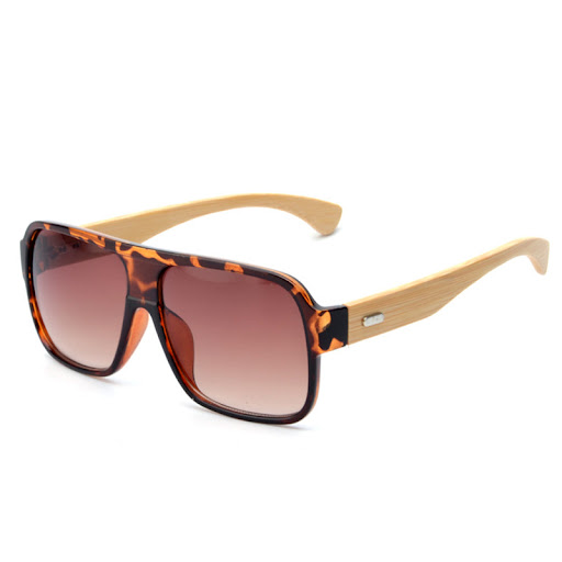 Title 5, Wooden square sunglasses for superior sun prote...