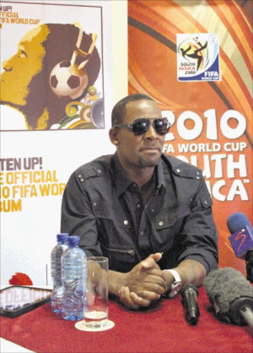 READY: R&B Superstar R Kelly will perform with TKZee at World Cup opening ceremony. PIC: PUXLEY MAKGATHO. 06/06/2010. © Unknown.