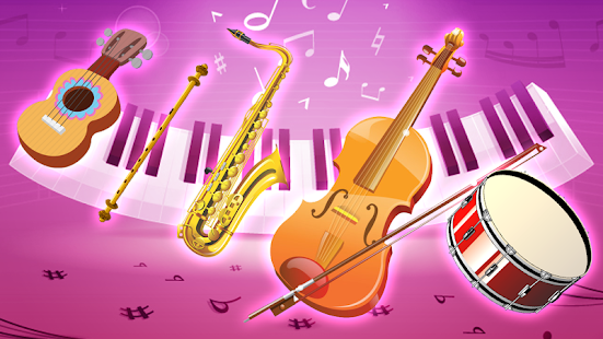 Real Pink Piano - Instruments Music Kid Screenshot