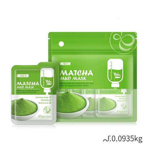 Title 1, Matcha Green Clay Mask Pack 12 x 5g, moisturizi...