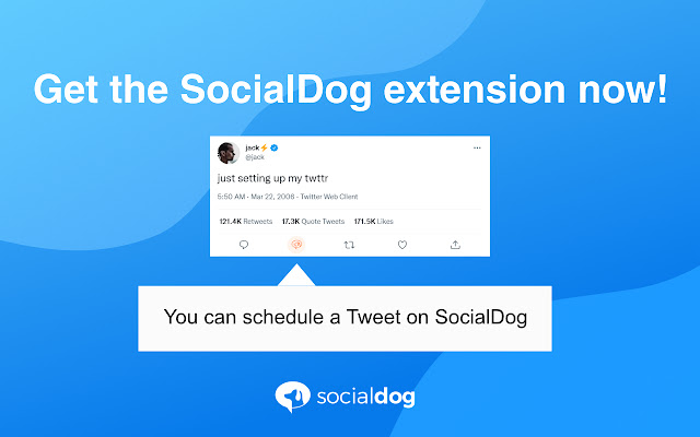 SocialDog - All-In-One Tool For Twitter Marketing chrome extension