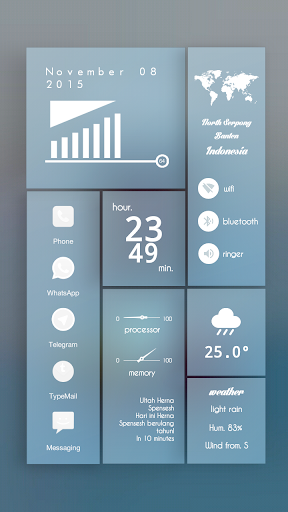 Blueshade Theme Total Launcher