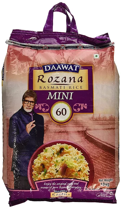 Daawat Basmati Rice - Rozana Mini 60 (old) - 10 kg