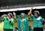 Nkosazana Dlamini Zuma reacts during the prayer party orginised by the Dlamini Clan in her home Bulwer, KwaZuluNatal Midlands, yesterday. 