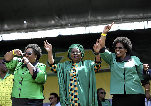 Nkosazana Dlamini Zuma reacts during the prayer party orginised by the Dlamini Clan in her home Bulwer, KwaZuluNatal Midlands, yesterday.