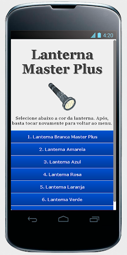 Lanterna Master Plus