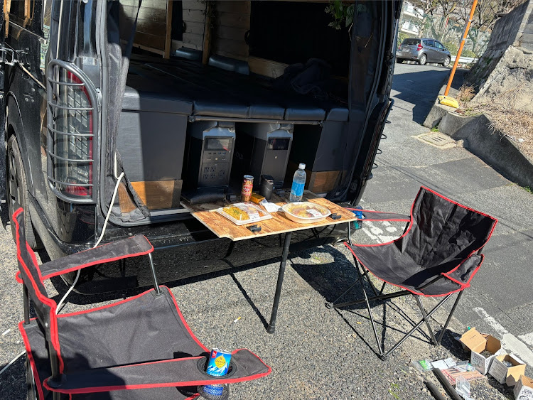 ハイエースバンの【カッパ連合】【海坊主屋】10moさんが投稿したカスタム事例の投稿画像7枚目
