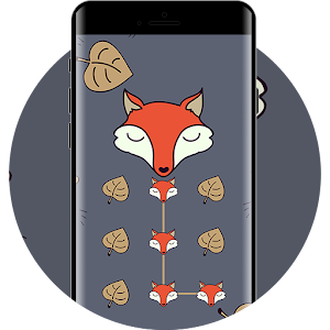 Download Fox APP Lock Theme Leaf Pin Lock Screen For PC Windows and Mac