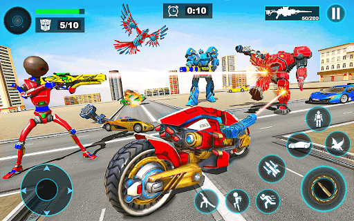 Spider Stickman Robot Game 3D