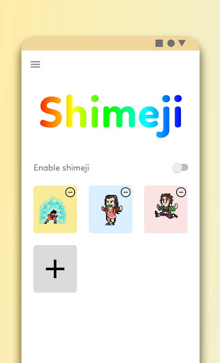 Screenshot Anime Shimeji - Cool Sticker A