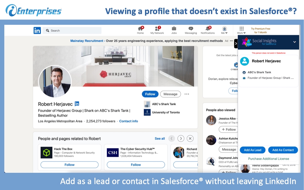 Social Insights for Salesforce and LinkedIn Preview image 1