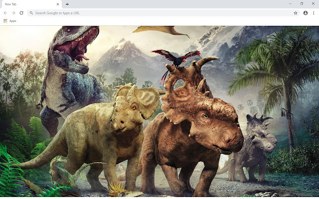 Dinosaurs Wallpapers and New Tab