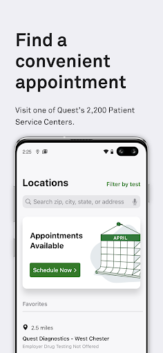 Screenshot MyQuest for Patients