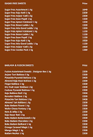 Agra Sweets Banjara menu 5