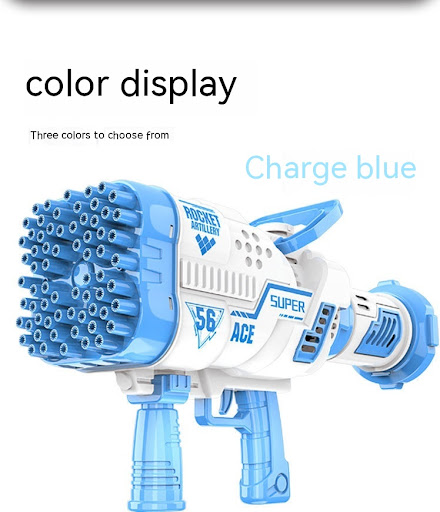 Title 5, 68-Hole Bubble Machine Large Size Childrens Bi...