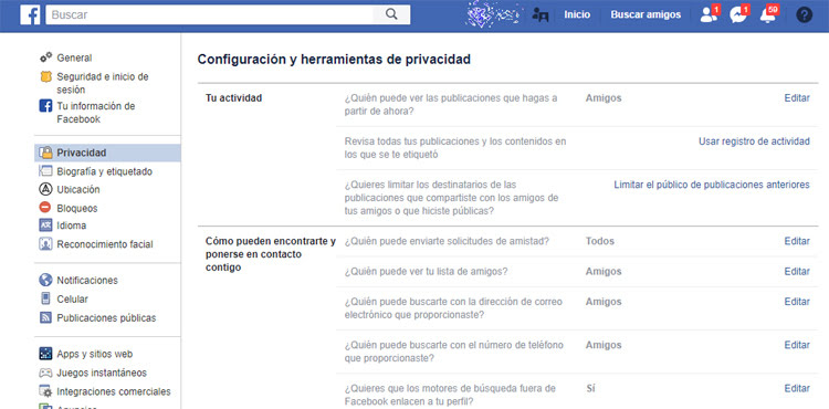 Ocultar Facebook sin elilminarlo